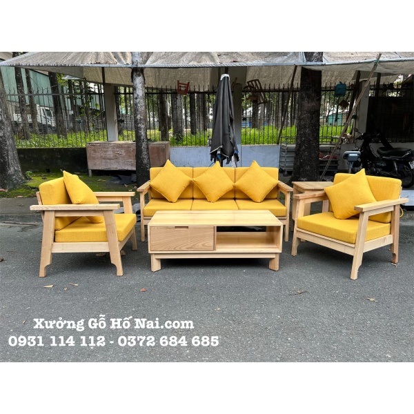 Bộ bàn ghế Gỗ Sồi Hiện Đại