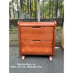 Tủ đầu giường Sồi Ngăn Ẩn màu xoan