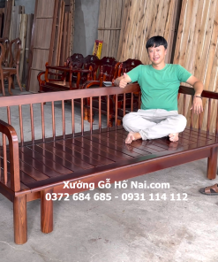 Ghế gấp thành giường gỗ sồi mẫu 17A07