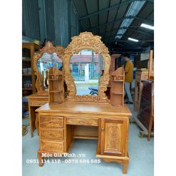 Bàn trang điểm Gõ Hoa Hồng lớn