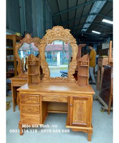 Bàn trang điểm Gõ Hoa Hồng lớn