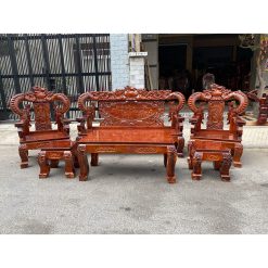 Bộ bàn ghế Tràm Bát Tiên tay 12