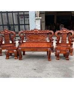 Bộ bàn ghế Tràm Bát Tiên tay 12