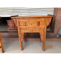 Bàn thờ gia tiên gỗ Tràm rừng 107cm