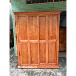 Tủ quần áo Gỗ Xoan Cửa Lùa