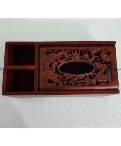 HỘP KHĂN GIẤY GỖ HƯƠNG - MNHH02