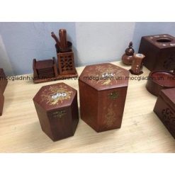 HỘP TRÀ GỖ HƯƠNG - MNHH05