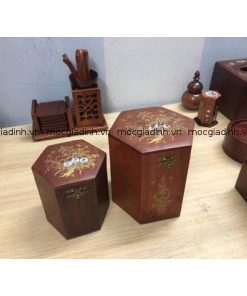 HỘP TRÀ GỖ HƯƠNG - MNHH05