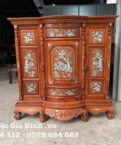 Tủ thờ Căm Xe Bụng Phệ Cẩn Trai