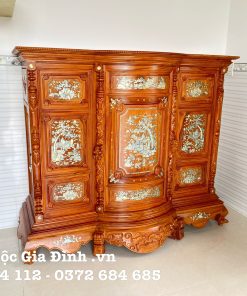 Tủ thờ Gõ Đỏ Phệ Cẩn Trai 1.8m