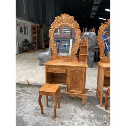 Bàn trang điểm Gõ Hoa Hồng