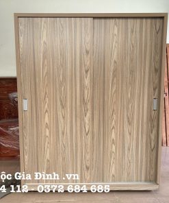 Tủ quần áo Cửa Lùa MDF Lõi Xanh