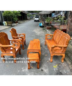 Bộ bàn ghế Gõ Đỏ Kiếm