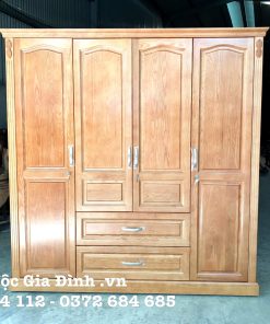 Tủ quần áo Xoan Đào Pano Thẳng