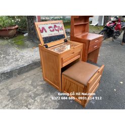 Bàn trang điểm đa năng gỗ gõ