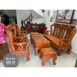 Salon Gõ Minh Quốc Đào tay 12