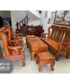 Salon Gõ Minh Quốc Đào tay 12