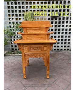 Bàn thờ Gia Tiên Tam Cấp Gõ Đỏ