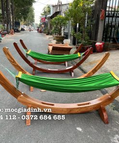 Giá võng gỗ gõ đỏ
