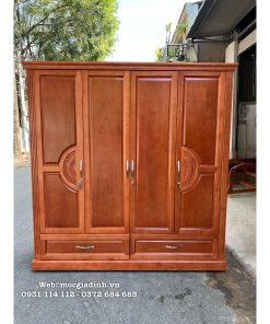 Tủ áo Gỗ Xoan tự nhiên