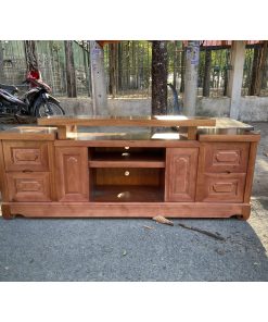 Kệ tivi xoan tân cổ điển