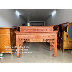 Bàn thờ gia tiên Nhị Cấp Gỗ Hương 175cm