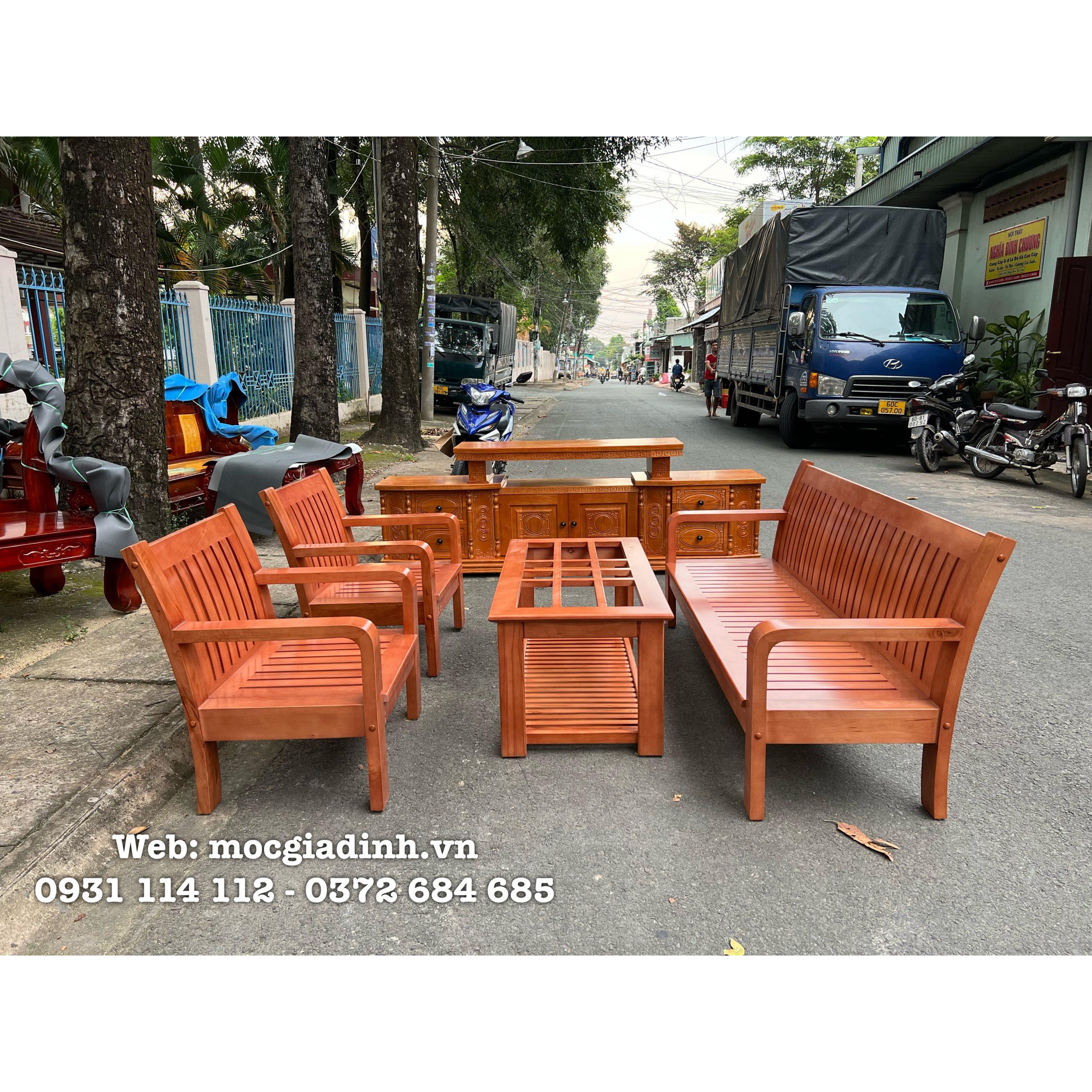Bộ bàn ghế Sồi Kiểu Nhật