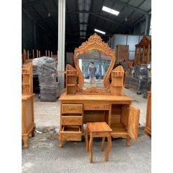 Bàn trang điểm Gõ Nữ Hoàng lớn