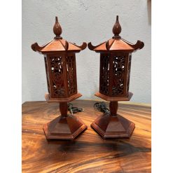 Chân đèn Lồng Gỗ Hương