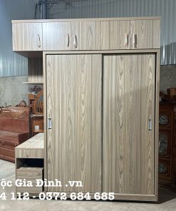 Tủ quần áo Đôi MDF Lõi Xanh