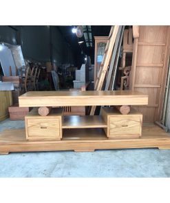 Kệ tivi nguyên khối Gõ Đỏ cao cấp