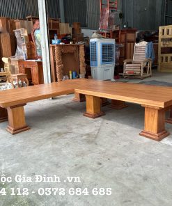 Bộ ghế Góc Mặt Nguyên Khối 6cm