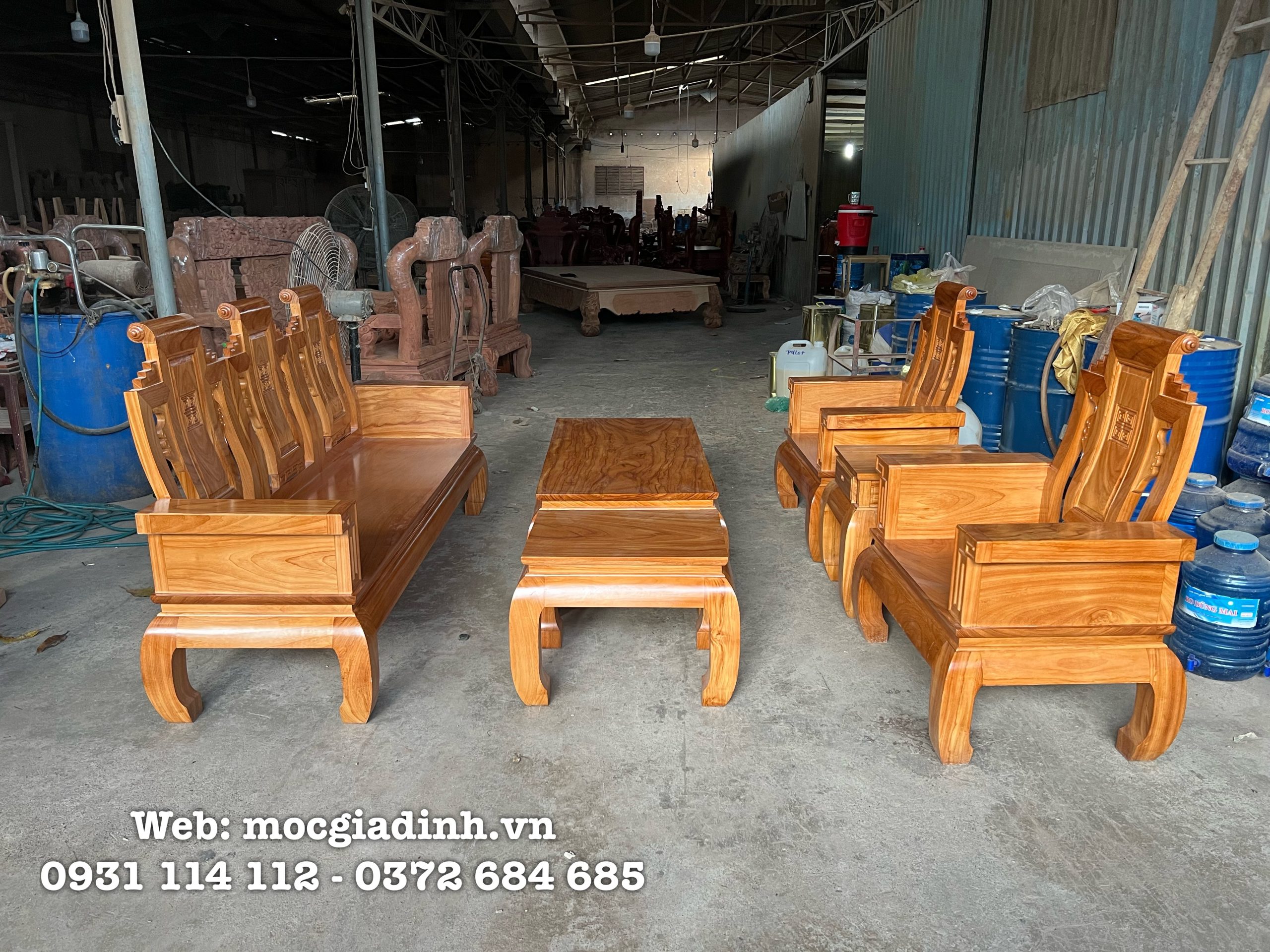 Bộ bàn ghế Gõ Đỏ Thái Tử