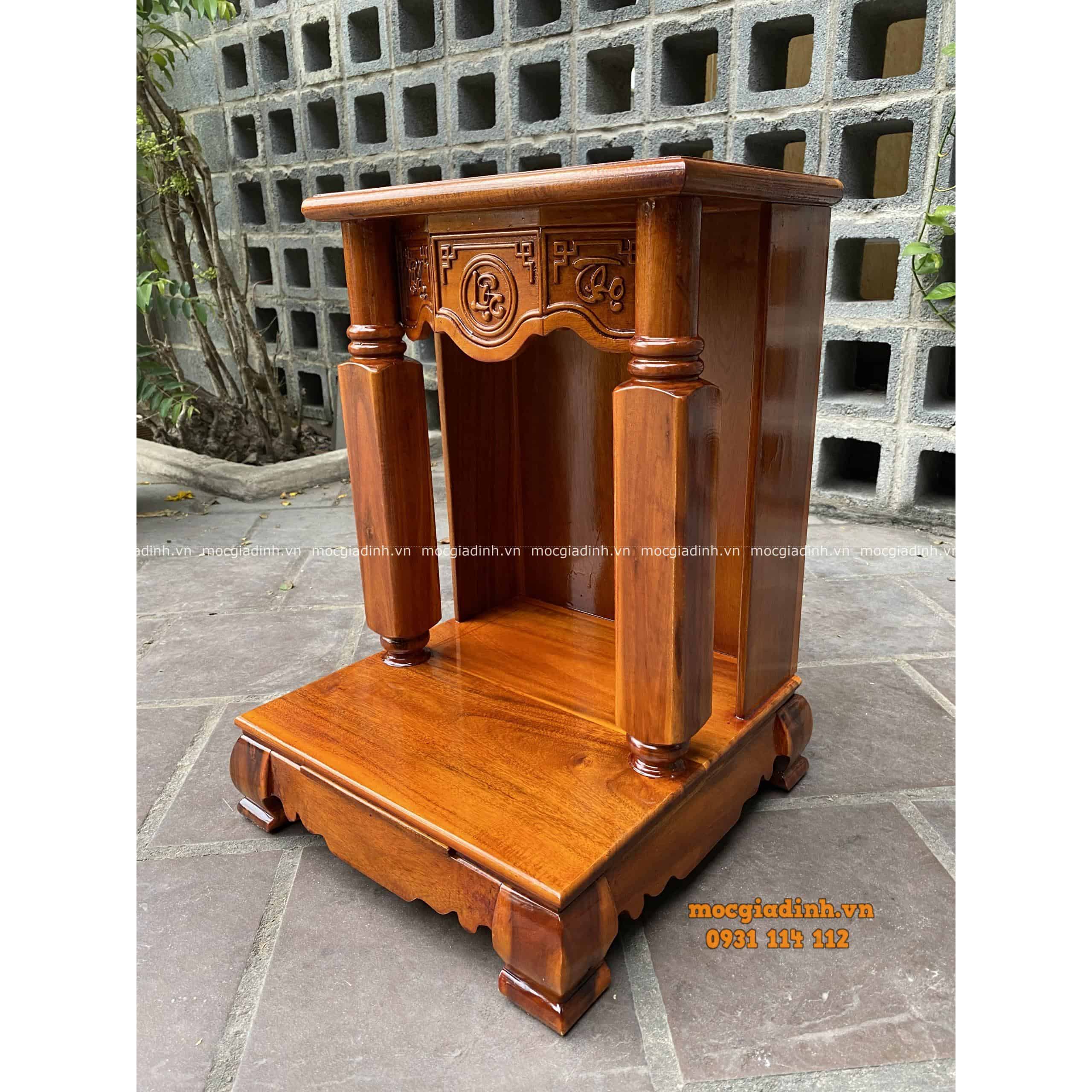 16 Bàn thờ Ông Địa Thần Tài gỗ tràm - BOTB51 - Image 4