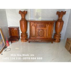 Tủ thờ Tràm Rừng Chữ Phúc 153cm
