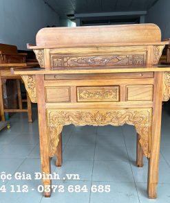 Bàn thờ Gia Tiên Nhị Cấp Gõ Đỏ