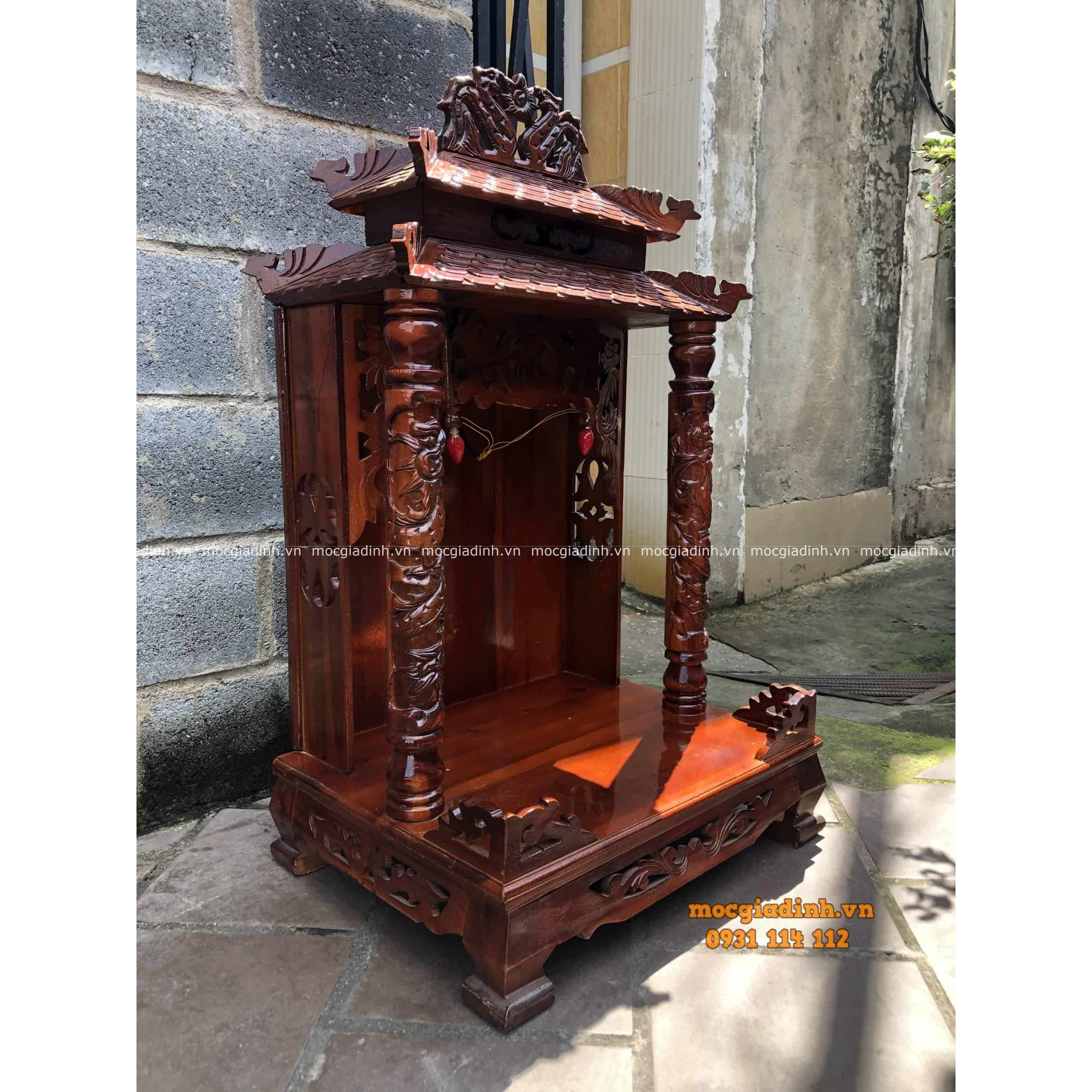 17-BÀN THỜ ÔNG ĐỊA - THẦN TÀI GỖ TRÀM - BOTN50 - Image 2