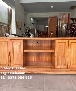Kệ tivi Gỗ Gõ Đỏ Đình Bằng