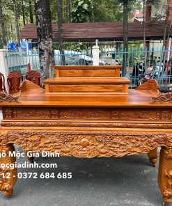 Sập thờ Gõ Đỏ Cửu Huyền Thất Tổ Chân 20