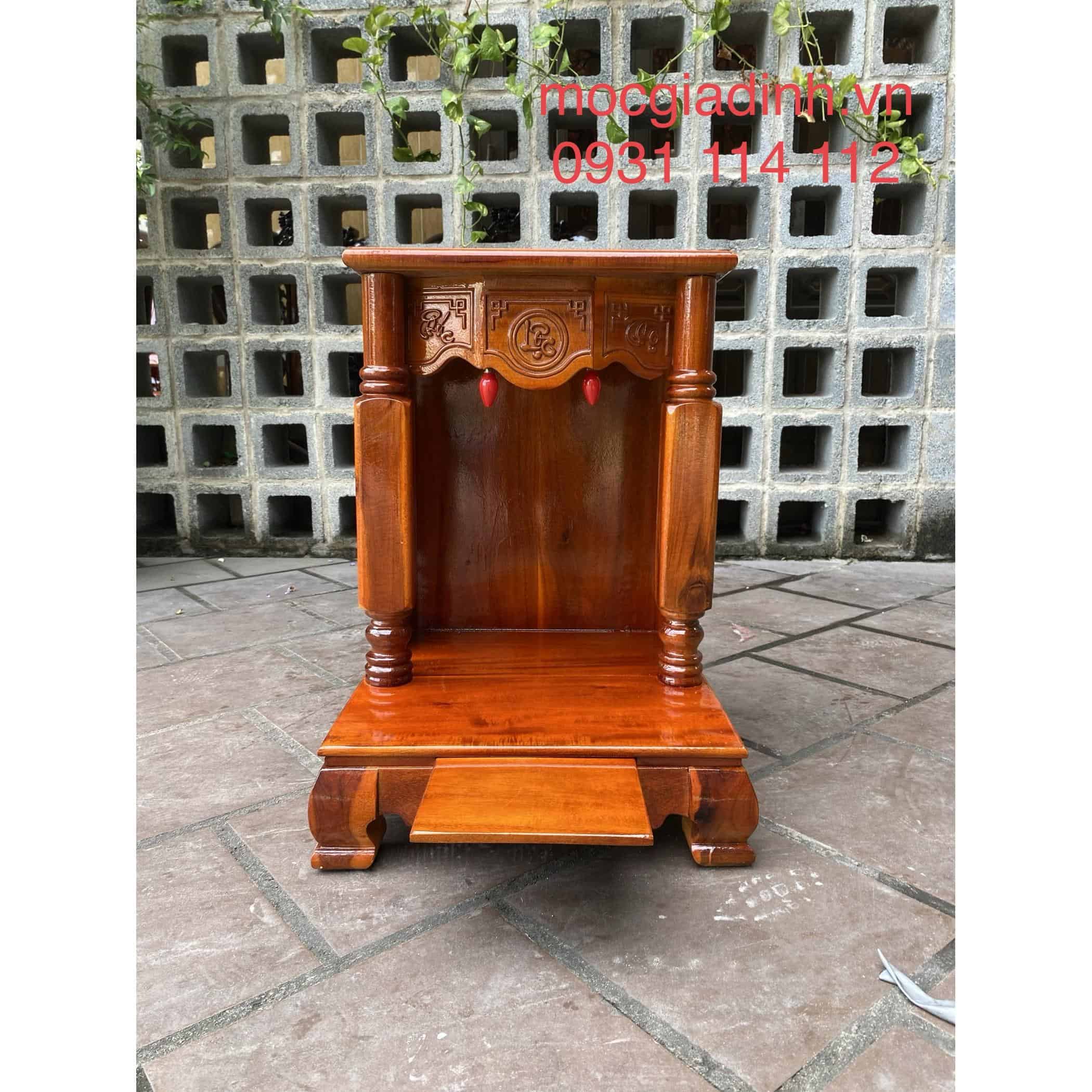 16 Bàn thờ Ông Địa Thần Tài gỗ tràm - BOTB51