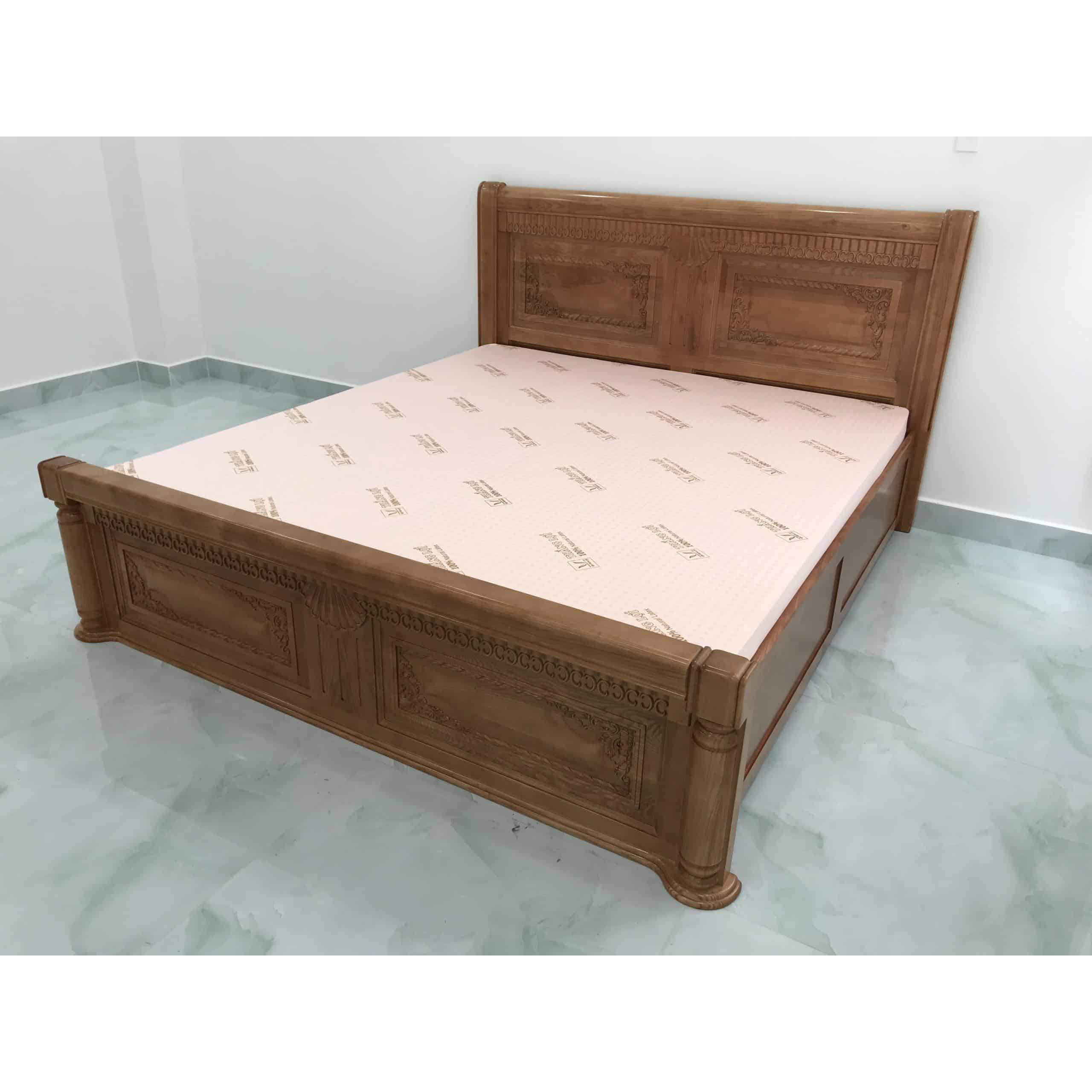Giường Ngủ Sồi Pháp Dạt Phản - Image 2