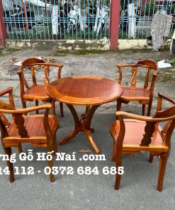 Bàn Trà gỗ Tràm 4 ghế