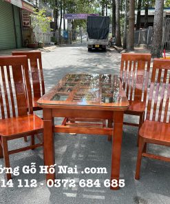 Bàn ăn sồi pháp 4 ghế