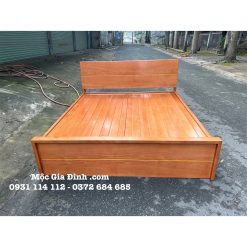 Giường Ngủ Gỗ Xoan Tự Nhiên Hiện Đại