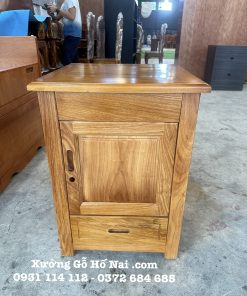 Tủ đầu giường Gõ Đỏ Cánh Mở