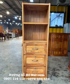 Kệ sách Gõ Đỏ 3 Ngăn