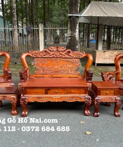 Bộ bàn ghế Tràm Rừng Bát Tiên tay 12