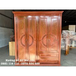 Tủ quần áo Xoan Phủ 4 cánh