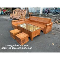 Bộ bàn ghế Góc Sồi Kim Cương