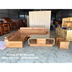 Bộ bàn ghế Góc Beech Kim Cương
